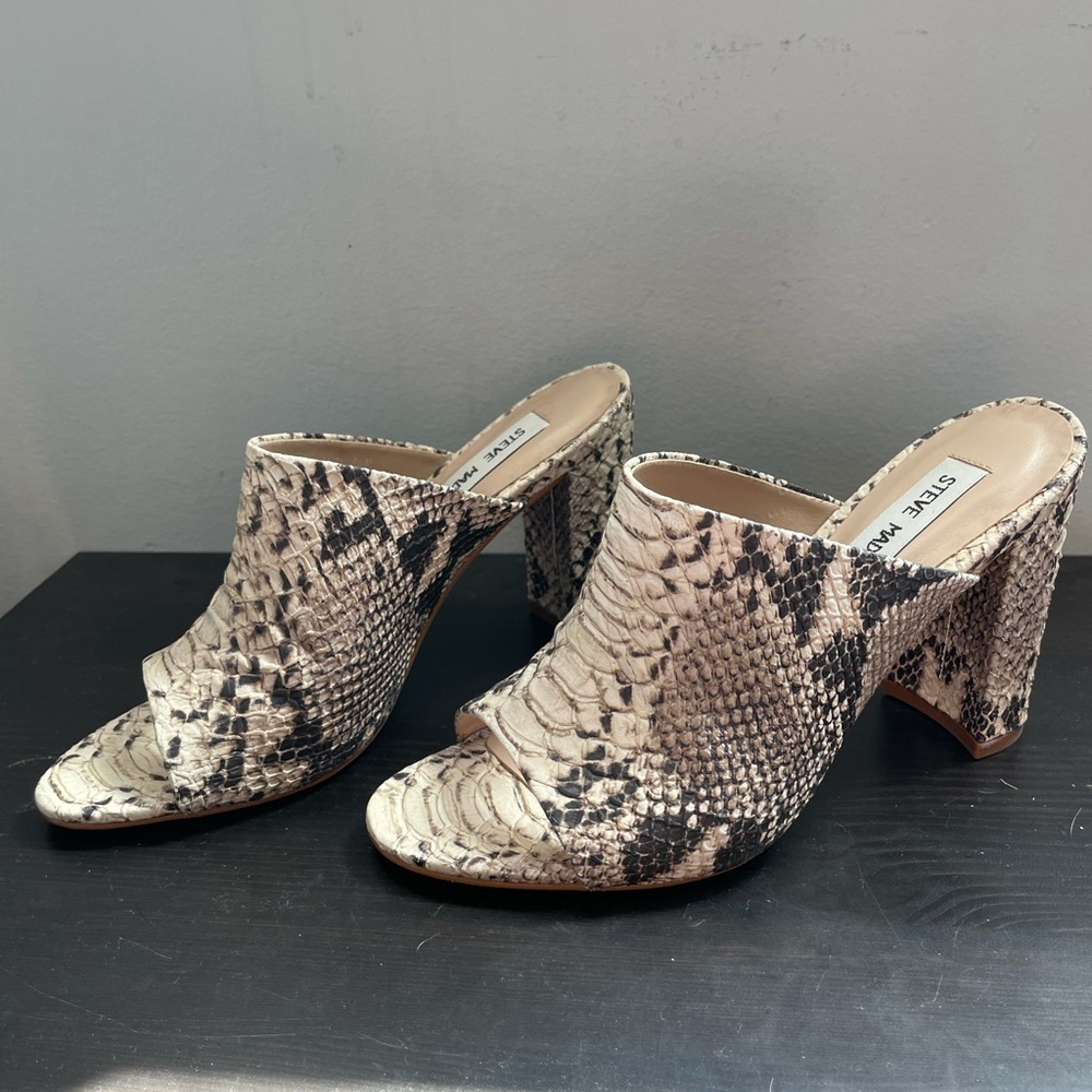 Steve Madden Snake Heels